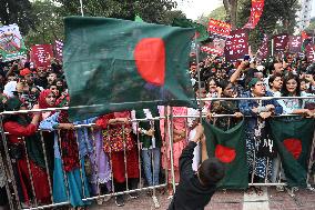 Anti-Discrimination Student Movement Held A 'March For Unity' Program In Dhaka.