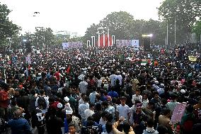 Anti-Discrimination Student Movement Held A 'March For Unity' Program In Dhaka.