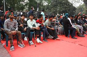 Anti-Discrimination Student Movement Held A 'March For Unity' Program In Dhaka.