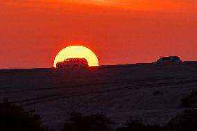 Last Sunset Of 2024 In Qatar