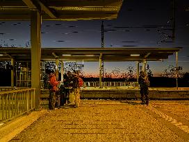 Murnau Train Station In Bavaria