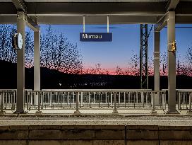 Murnau Train Station In Bavaria