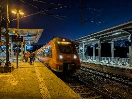 Murnau Train Station In Bavaria