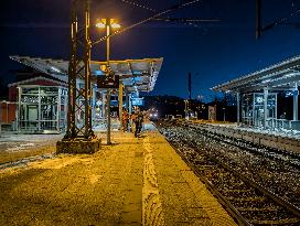 Murnau Train Station In Bavaria