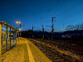 Murnau Train Station In Bavaria