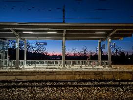 Murnau Train Station In Bavaria