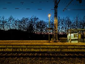 Murnau Train Station In Bavaria