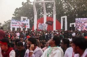 March For Unity' Program In Dhaka.