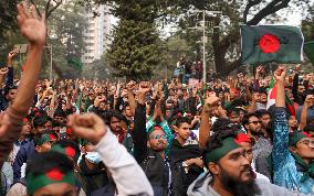 March For Unity' Program In Dhaka.