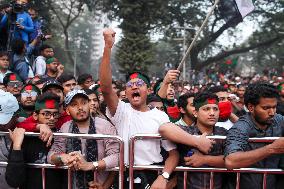 March For Unity' Program In Dhaka.