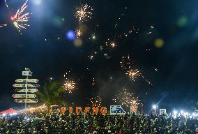 New Year 2025 Celebration In Padang West Sumatra