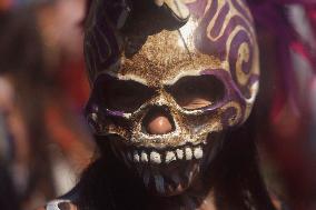 Dancers Perform Ceremony On The Occasion Of The New Year 2025 In Mexico And For The 700 Years Of The Founding Of Mexico-Tenochti