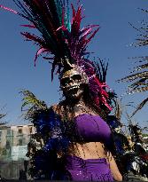 Dancers Perform Ceremony On The Occasion Of The New Year 2025 In Mexico And For The 700 Years Of The Founding Of Mexico-Tenochti