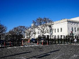 Security Fence Erected Around The US Capitol In Anticipation Of January 6 Electoral College Vote Count.