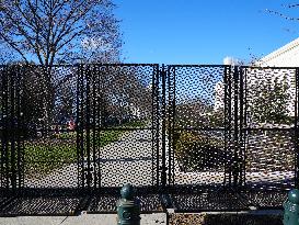 Security Fence Erected Around The US Capitol In Anticipation Of January 6 Electoral College Vote Count.