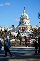 Security Fence Erected Around The US Capitol In Anticipation Of January 6 Electoral College Vote Count.