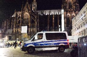 Celebration Of New Year 2025 In Cologne