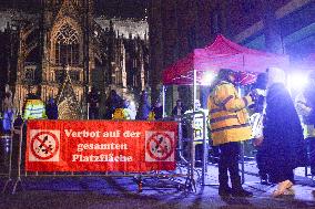 Celebration Of New Year 2025 In Cologne