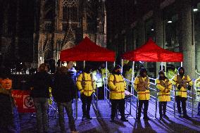 Celebration Of New Year 2025 In Cologne