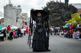 Old Year Parade in Southern Colombia