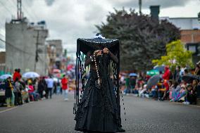 Old Year Parade in Southern Colombia