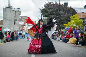 Old Year Parade in Southern Colombia