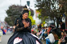 Old Year Parade in Southern Colombia