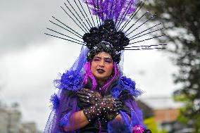 Old Year Parade in Southern Colombia