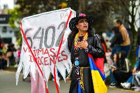 Old Year Parade in Southern Colombia