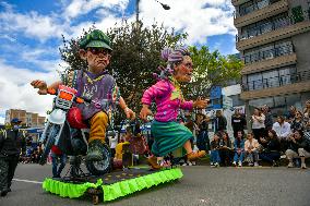 Old Year Parade in Southern Colombia