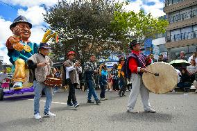 Old Year Parade in Southern Colombia