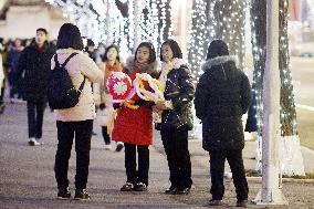 Pyongyang ahead of New Year's Day