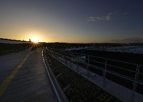 Year's 1st sunrise seen from 2025 World Expo site