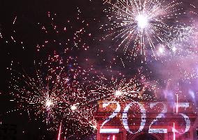 New Year's 2025 Celebrations - Paris