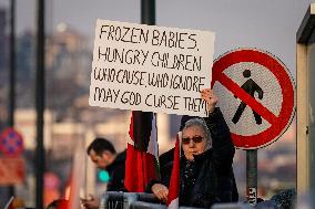 Palestinian Solidarity Protest - Istanbul