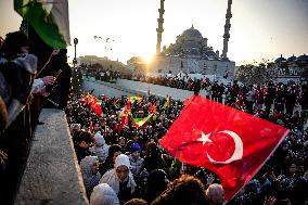 Palestinian Solidarity Protest - Istanbul