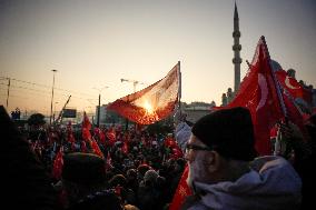 Palestinian Solidarity Protest - Istanbul