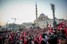 Palestinian Solidarity Protest - Istanbul