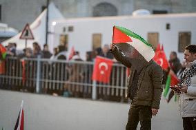 Palestinian Solidarity Protest - Istanbul