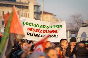 Palestinian Solidarity Protest - Istanbul