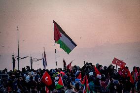 Palestinian Solidarity Protest - Istanbul