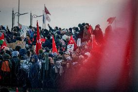 Palestinian Solidarity Protest - Istanbul