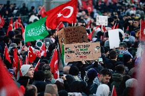 Palestinian Solidarity Protest - Istanbul