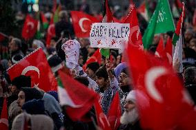 Palestinian Solidarity Protest - Istanbul