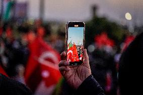 Palestinian Solidarity Protest - Istanbul