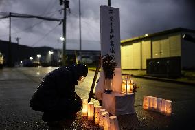 1st anniv. of Noto Peninsula quake