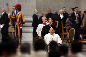 Pope Francis celebrates Holy Mass on the Solemnity of Mary Most Holy Mother of God
Thursday, 1 January, Altar of the Confessio,