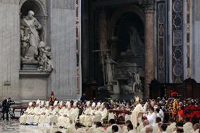 Pope Francis celebrates Holy Mass on the Solemnity of Mary Most Holy Mother of God
Thursday, 1 January, Altar of the Confessio,