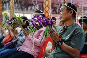 Thai People Lie In Coffins To Welcome The New Year.