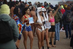 New Year's Day Polar Plunge Tradition Lives On In Coney Island